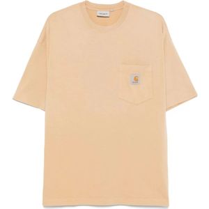 Carhartt Wip, Heren, Tops, Bruin, Maat: XL