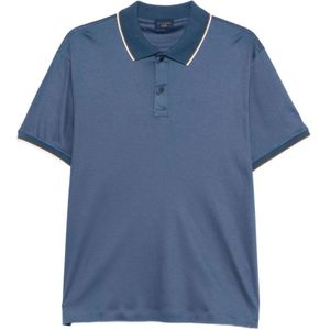 Paul & Shark, Heren, Tops, Blauw, Maat: L Katoen,