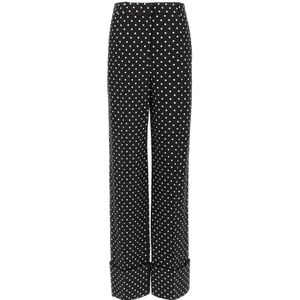 Valentino Garavani, Dames, Broeken, Veelkleurig, Maat: XS Viscose,