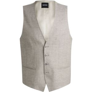 Hugo, Heren, Jassen, Beige, Maat: L