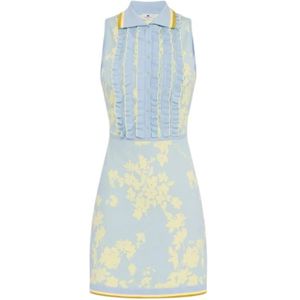 Elisabetta Franchi, Dames, Jurken, Blauw, Maat: S