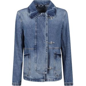 Fay, Dames, Jassen, Blauw, Maat: L Denim,