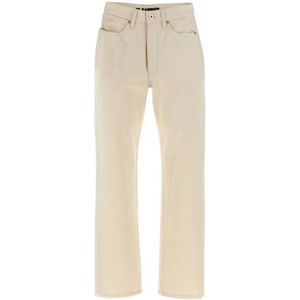 Jil Sander, Dames, Jeans, Beige, Maat: W24 Denim,