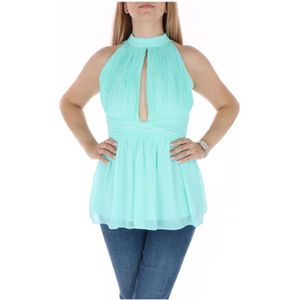 Fracomina, Dames, Tops, Groen, Maat: M Poliester,