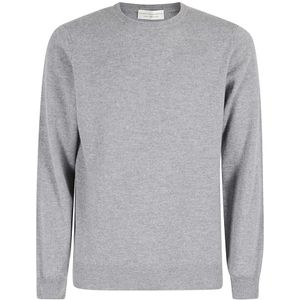 Filippo De Laurentiis, Heren, Truien, Grijs, Maat: XL Wol,