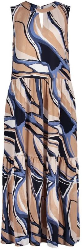 Betty & Co - Zomerjurk - Veelkleurig - Dames - Gerimpelde Rok