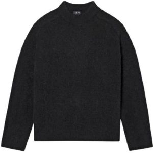 A.p.c., Heren, Truien, Zwart, Maat: M Wol,