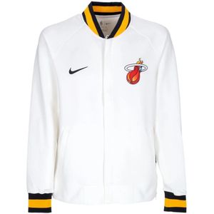 Nike, Heren, Jassen, Wit, Maat: XL Poliester,