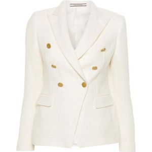 Tagliatore, Dames, Jassen, Wit, Maat: L Wol,
