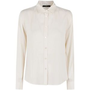 Seventy, Dames, Blouses & Shirts, Wit, Maat: L Zijde,