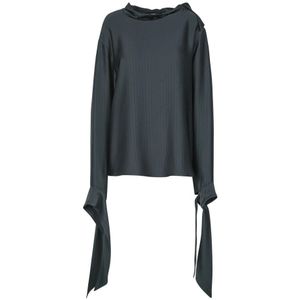 Tela, Dames, Blouses & Shirts, Blauw, Maat: 2XS