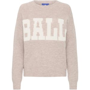 Ball, Dames, Truien, Beige, Maat: M Wol,