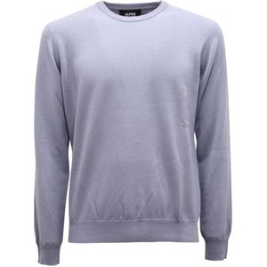 Alpha Studio, Heren, Truien, Blauw, Maat: 2XL Kasjmier,