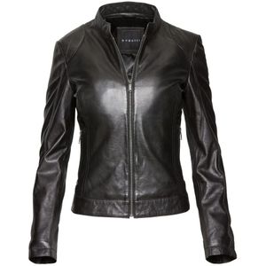 Bugatti, Dames, Jassen, Zwart, Maat: 2XL Leer,