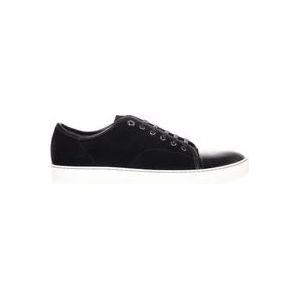 Lanvin Dbb1 Sneakers van suède en lakleer , Black , Heren , Maat: 45 EU