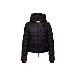 Parajumpers Gewatteerde zwarte jassen , Black , Dames , Maat: M