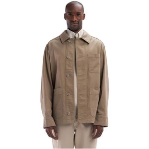 Eden Park, Heren, Jassen, Bruin, Maat: XL Katoen,