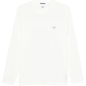 C.p. Company, Heren, Tops, Wit, Maat: L Katoen,