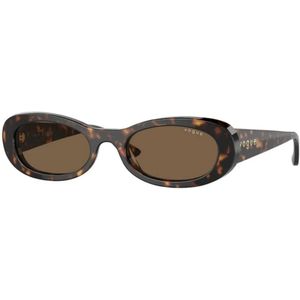 VOGUE EYEWEAR - VO5582S - Zonnebrillen - Bruin - Acetaat - Ronde