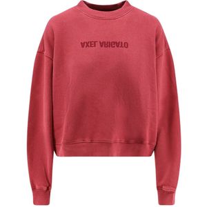 Axel Arigato, Dames, Sweatshirts & Hoodies, Roze, Maat: M Katoen,