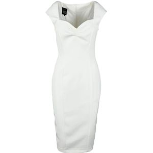 Access Fashion, Dames, Jurken, Wit, Maat: M Spandex,