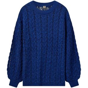 The Garment, Dames, Truien, Blauw, Maat: 2XS Katoen,