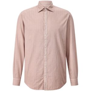 Massimo Alba, Heren, Overhemden, Roze, Maat: XL