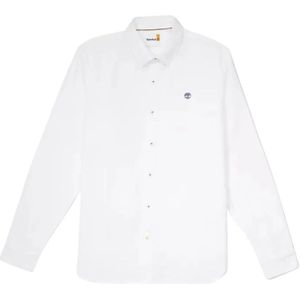 Timberland - Overhemd - Linnen - Blauw - Slimfit