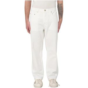 Golden Goose, Heren, Jeans, Wit, Maat: W33 Katoen,
