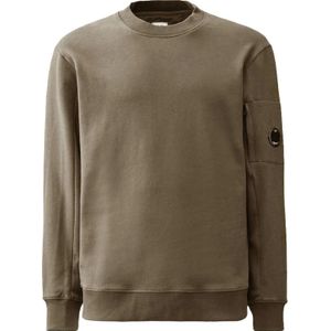 C.p. Company, Heren, Sweatshirts & Hoodies, Bruin, Maat: M Katoen,