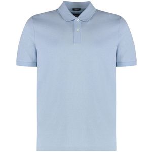 Hugo Boss, Heren, Tops, Blauw, Maat: L Katoen,