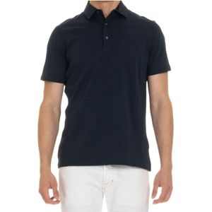 Aspesi, Heren, Tops, Blauw, Maat: S Katoen,