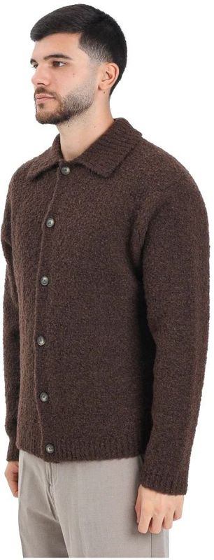 Selected Homme - Cardigan - Bruin - Regular Fit - Herfst Winter