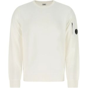 C.p. Company, Heren, Sweatshirts & Hoodies, Wit, Maat: L Katoen,