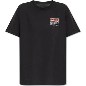 Maison Margiela, Dames, Tops, Zwart, Maat: L Katoen,