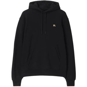 Burberry, Heren, Sweatshirts & Hoodies, Zwart, Maat: L