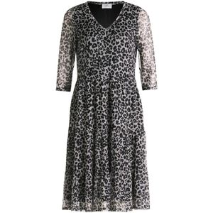 Vera Mont - Midi-jurk - Grijs - Dierenprint