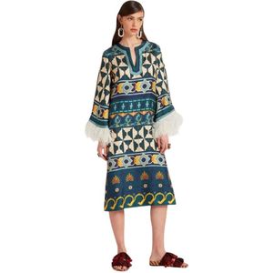 La DoubleJ, Dames, Jurken, Veelkleurig, Maat: M