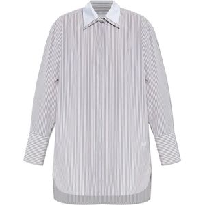 Max Mara, Dames, Blouses & Shirts, Wit, Maat: 3XS Katoen,