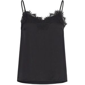 Rosemunde, Dames, Tops, Zwart, Maat: XS Katoen,