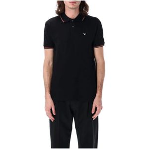 Emporio Armani, Heren, Tops, Zwart, Maat: L Katoen,