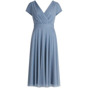 vera mont, Dames, Jurken, Blauw, Maat: 3XL Poliester,
