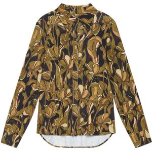 Maliparmi, Dames, Blouses & Shirts, Veelkleurig, Maat: L