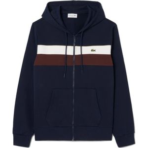 Lacoste, Heren, Sweatshirts & Hoodies, Blauw, Maat: 2XL Katoen,