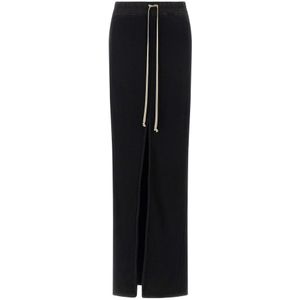 Rick Owens, Dames, Rokken, Zwart, Maat: M Katoen,