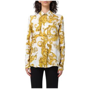 Versace Jeans Couture - Baroque Print Silk Shirt - Veelkleurig - Blouse