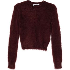 Max Mara, Dames, Truien, Rood, Maat: L Mohair,