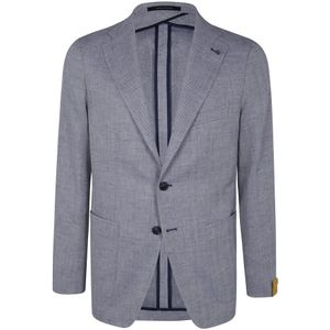 Tagliatore, Heren, Jassen, Blauw, Maat: 3XL Katoen,