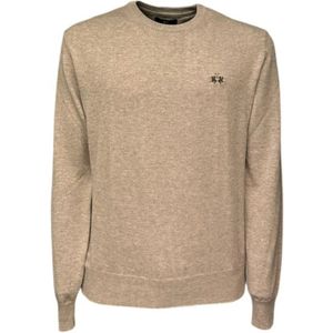 La Martina, Heren, Truien, Beige, Maat: S Katoen,