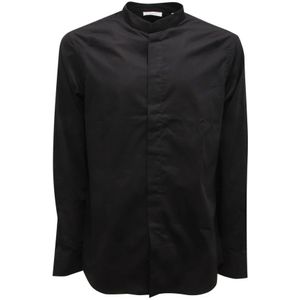 Paolo Pecora, Heren, Overhemden, Zwart, Maat: XL